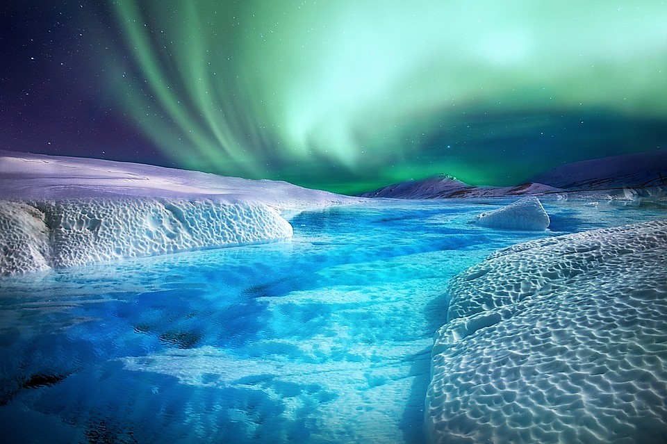 Amanecido en el&nbsp;hielo